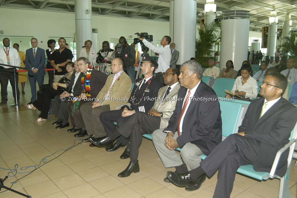  British Airways Inaugurates New Scheduled Service from London Gatwick Airport to Sangster International Airport, Montego Bay, Jamaica, Thursday, October 29, 2009 - Photographs by Barry J. Hough Sr. Photojournalist/Photograper - Photographs taken with a Nikon D70, D100, or D300 - Negril Travel Guide, Negril Jamaica WI - http://www.negriltravelguide.com - info@negriltravelguide.com...!