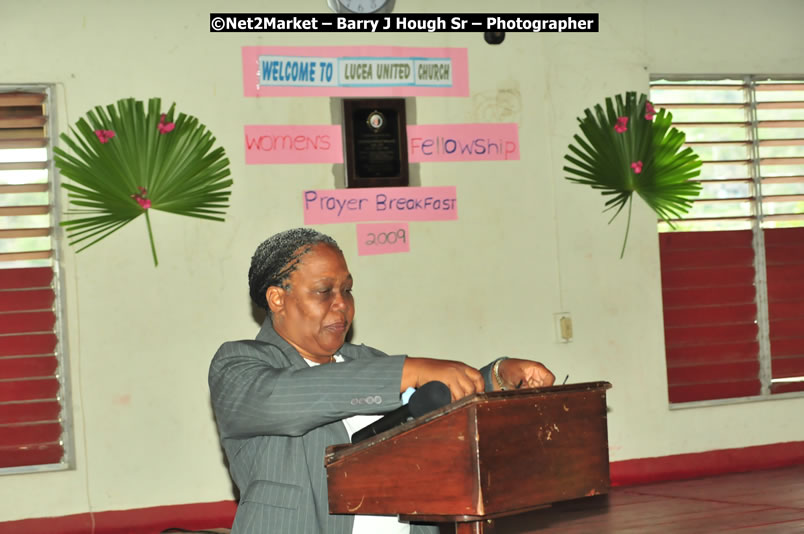 Womens Fellowship Prayer Breakfast, Theme: Revival From God - Our Only Hope, Venue at Lucille Miller Church Hall, Church Street, Lucea, Hanover, Jamaica - Saturday, April 4, 2009 - Photographs by Net2Market.com - Barry J. Hough Sr, Photographer/Photojournalist - Negril Travel Guide, Negril Jamaica WI - http://www.negriltravelguide.com - info@negriltravelguide.com...!