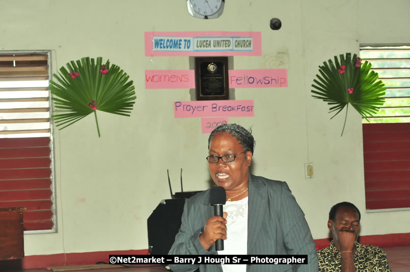 Womens Fellowship Prayer Breakfast, Theme: Revival From God - Our Only Hope, Venue at Lucille Miller Church Hall, Church Street, Lucea, Hanover, Jamaica - Saturday, April 4, 2009 - Photographs by Net2Market.com - Barry J. Hough Sr, Photographer/Photojournalist - Negril Travel Guide, Negril Jamaica WI - http://www.negriltravelguide.com - info@negriltravelguide.com...!