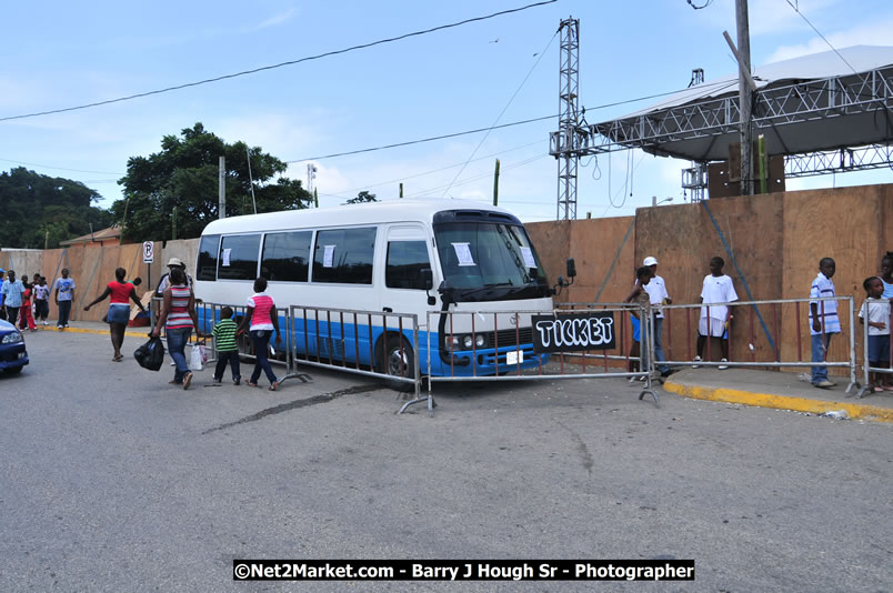 Lucea Cross the Harbour @ Lucea Car Park - All Day Event - Cross the Harbour Swim, Boat Rides, and Entertainment for the Family - Concert Featuring: Bushman, George Nooksl, Little Hero, Bushi One String, Dog Rice and many local Artists - Friday, August 1, 2008 - Lucea, Hanover Jamaica - Photographs by Net2Market.com - Barry J. Hough Sr. Photojournalist/Photograper - Photographs taken with a Nikon D300 - Negril Travel Guide, Negril Jamaica WI - http://www.negriltravelguide.com - info@negriltravelguide.com...!