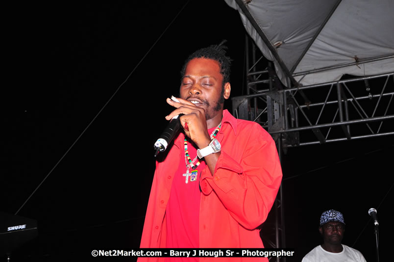 Lucea Cross the Harbour @ Lucea Car Park - All Day Event - Cross the Harbour Swim, Boat Rides, and Entertainment for the Family - Concert Featuring: Bushman, George Nooksl, Little Hero, Bushi One String, Dog Rice and many local Artists - Friday, August 1, 2008 - Lucea, Hanover Jamaica - Photographs by Net2Market.com - Barry J. Hough Sr. Photojournalist/Photograper - Photographs taken with a Nikon D300 - Negril Travel Guide, Negril Jamaica WI - http://www.negriltravelguide.com - info@negriltravelguide.com...!