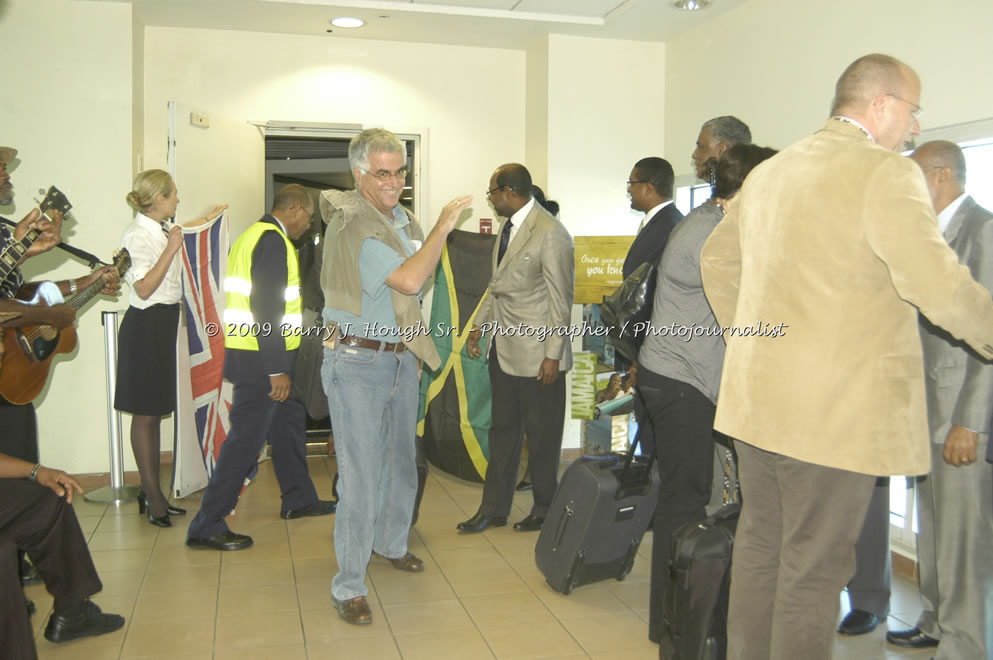  British Airways Inaugurates New Scheduled Service from London Gatwick Airport to Sangster International Airport, Montego Bay, Jamaica, Thursday, October 29, 2009 - Photographs by Barry J. Hough Sr. Photojournalist/Photograper - Photographs taken with a Nikon D70, D100, or D300 - Negril Travel Guide, Negril Jamaica WI - http://www.negriltravelguide.com - info@negriltravelguide.com...!