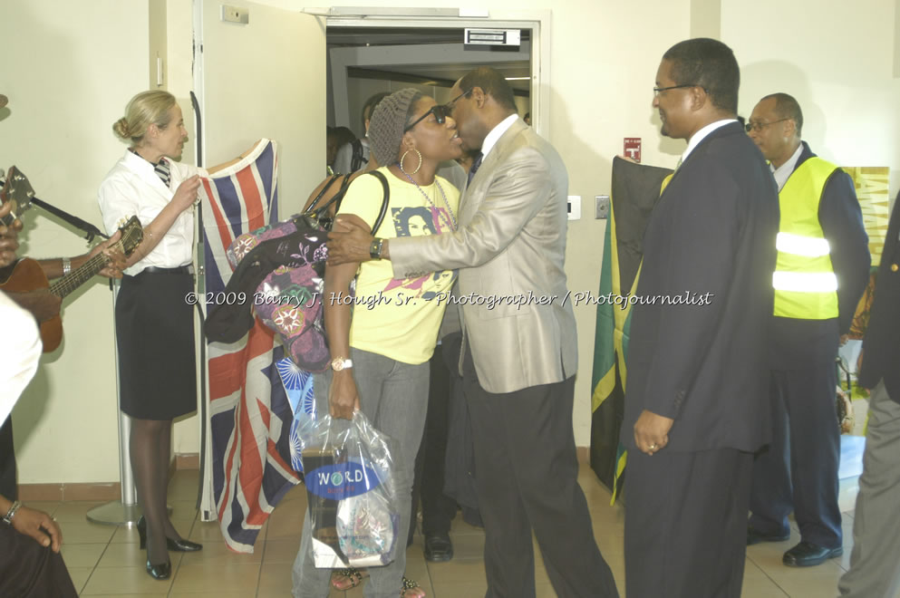  British Airways Inaugurates New Scheduled Service from London Gatwick Airport to Sangster International Airport, Montego Bay, Jamaica, Thursday, October 29, 2009 - Photographs by Barry J. Hough Sr. Photojournalist/Photograper - Photographs taken with a Nikon D70, D100, or D300 - Negril Travel Guide, Negril Jamaica WI - http://www.negriltravelguide.com - info@negriltravelguide.com...!