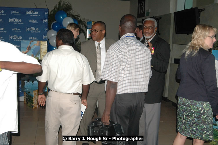 JetBue Airways' Inaugural Air Service between Sangster International Airport, Montego Bay and John F. Kennedy Airport, New York at MBJ Airports Sangster International Airport, Montego Bay, St. James, Jamaica - Thursday, May 21, 2009 - Photographs by Net2Market.com - Barry J. Hough Sr, Photographer/Photojournalist - Negril Travel Guide, Negril Jamaica WI - http://www.negriltravelguide.com - info@negriltravelguide.com...!