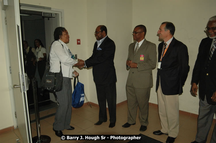 JetBue Airways' Inaugural Air Service between Sangster International Airport, Montego Bay and John F. Kennedy Airport, New York at MBJ Airports Sangster International Airport, Montego Bay, St. James, Jamaica - Thursday, May 21, 2009 - Photographs by Net2Market.com - Barry J. Hough Sr, Photographer/Photojournalist - Negril Travel Guide, Negril Jamaica WI - http://www.negriltravelguide.com - info@negriltravelguide.com...!