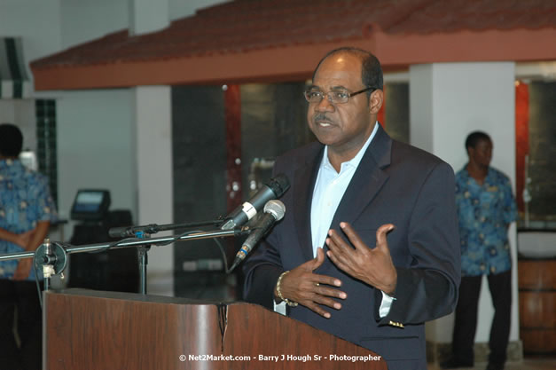 Minister of Toursim Luncheon - Minister of Tourism, Hon. Edmund Bartlett - Director of Tourism, Basil Smith - Saturday, December 15, 2007 - Rose Hall Resort and Country Club, Rose Hall, Montego Bay, Jamaica W.I. - Photographs by Net2Market.com - Barry J. Hough Sr, Photographer - Negril Travel Guide, Negril Jamaica WI - http://www.negriltravelguide.com - info@negriltravelguide.com...!