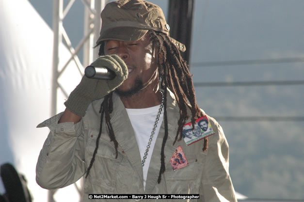 Jah Cure at Tru-Juice Rebel Salute 2008 - The 15th staging of Tru-Juice Rebel Salute, Saturday, January 12, 2008, Port Kaiser Sports Club, St. Elizabeth, Jamaica W.I. - Photographs by Net2Market.com - Barry J. Hough Sr, Photographer - Negril Travel Guide, Negril Jamaica WI - http://www.negriltravelguide.com - info@negriltravelguide.com...!