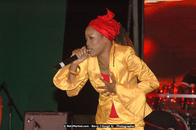 Queen Ifrica at Tru-Juice Rebel Salute 2008 - The 15th staging of Tru-Juice Rebel Salute, Saturday, January 12, 2008, Port Kaiser Sports Club, St. Elizabeth, Jamaica W.I. - Photographs by Net2Market.com - Barry J. Hough Sr, Photographer - Negril Travel Guide, Negril Jamaica WI - http://www.negriltravelguide.com - info@negriltravelguide.com...!