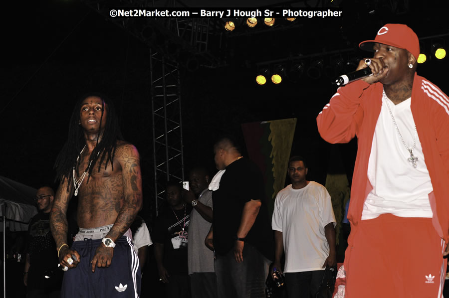 Lil Wayne @ Red Stripe Reggae Sumfest 2008 International Night 2, Catherine Hall, Montego Bay - Saturday, July 19, 2008 - Reggae Sumfest 2008 July 13 - July 19, 2008 - Photographs by Net2Market.com - Barry J. Hough Sr. Photojournalist/Photograper - Photographs taken with a Nikon D300 - Negril Travel Guide, Negril Jamaica WI - http://www.negriltravelguide.com - info@negriltravelguide.com...!