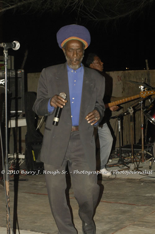 Toots and the Maytals - Grammy Award Winner @ Negril Fest - Presented by Money Cologne Promotions - Special Guest Star Jamaica Michael Jackson, Stama, Adeebe - Backed by Hurricane Band, MC Rev. BB on January 6, 2010 @ Roots Bamboo, Norman Manley Boulevard, Negril, Westmoreland, Jamaica W.I. - Photographs by Net2Market.com - Barry J. Hough Sr, Photographer/Photojournalist - The Negril Travel Guide - Negril's and Jamaica's Number One Concert Photography Web Site with over 40,000 Jamaican Concert photographs Published -  Negril Travel Guide, Negril Jamaica WI - http://www.negriltravelguide.com - info@negriltravelguide.com...!