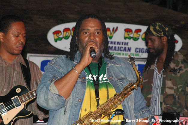 Tarrus Riley, Jimmy Riley, and Dwayne Stephensen - Money Cologne Promotions in association with "British Link Up" presents Summer Jam featuring She's Royal Tarrus Riley & Jimmy Riley - Plus Ras Slick, Sham Dawg, and Whiskey Bagio @ Roots Bamboo, Norman Manley Boulevard, Negril, Jamaica W.I. - Backed up Dean Fraser & The Hurricanne Band - MC Barry G and Rev. BB - July 25, 2007 - Negril Travel Guide.com, Negril Jamaica WI - http://www.negriltravelguide.com - info@negriltravelguide.com...!