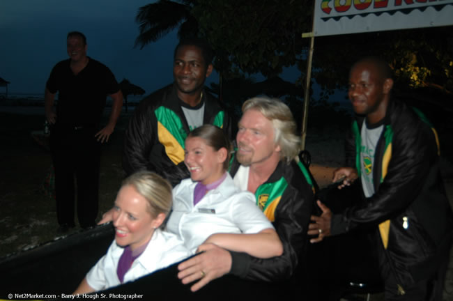 Half Moon Resort Party - Virgin Atlantic Inaugural Flight To Montego Bay, Jamaica Photos - Sir Richard Branson, President & Family, and 450 Passengers - Party Royal Pavillion at Half Moon Resort, Montego Bay, Jamaica - Monday, July 3, 2006 - Negril Travel Guide, Negril Jamaica WI - http://www.negriltravelguide.com - info@negriltravelguide.com...!